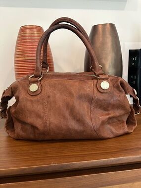 Junior Drake Leather Satchel